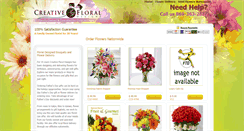 Desktop Screenshot of mycreativefloral.co